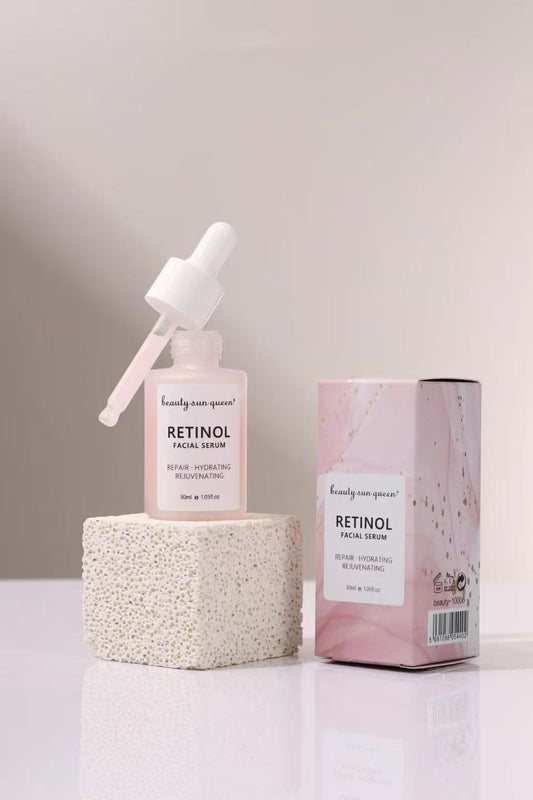 Anti Aging Retinol Serum For Face, Encapsulated Retinol With Hyaluronic Acid, Niacinamide & Ceramides, Smooths Wrinkles & Fine Lines, Gentle Skin Brightening Serum