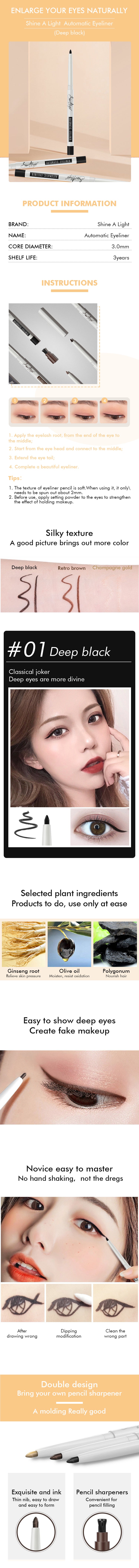 Shine A Light , Waterproof Eyeliner, 24 hours Long Lasting, Expensive in the express experience package