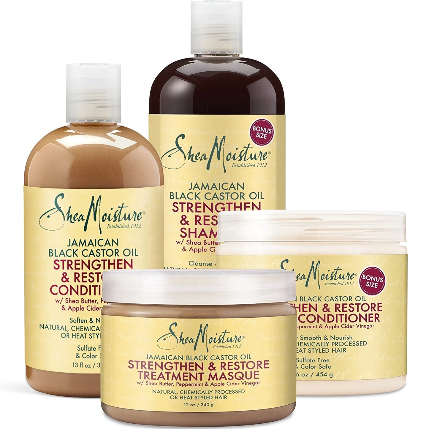 Shine A Light 100% Pure Jamaican Black Castor Oil Leave-In Conditioner Strengthen and Restore for Damaged Hair 12oz